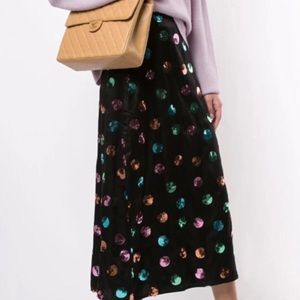 Rixo midi skirt